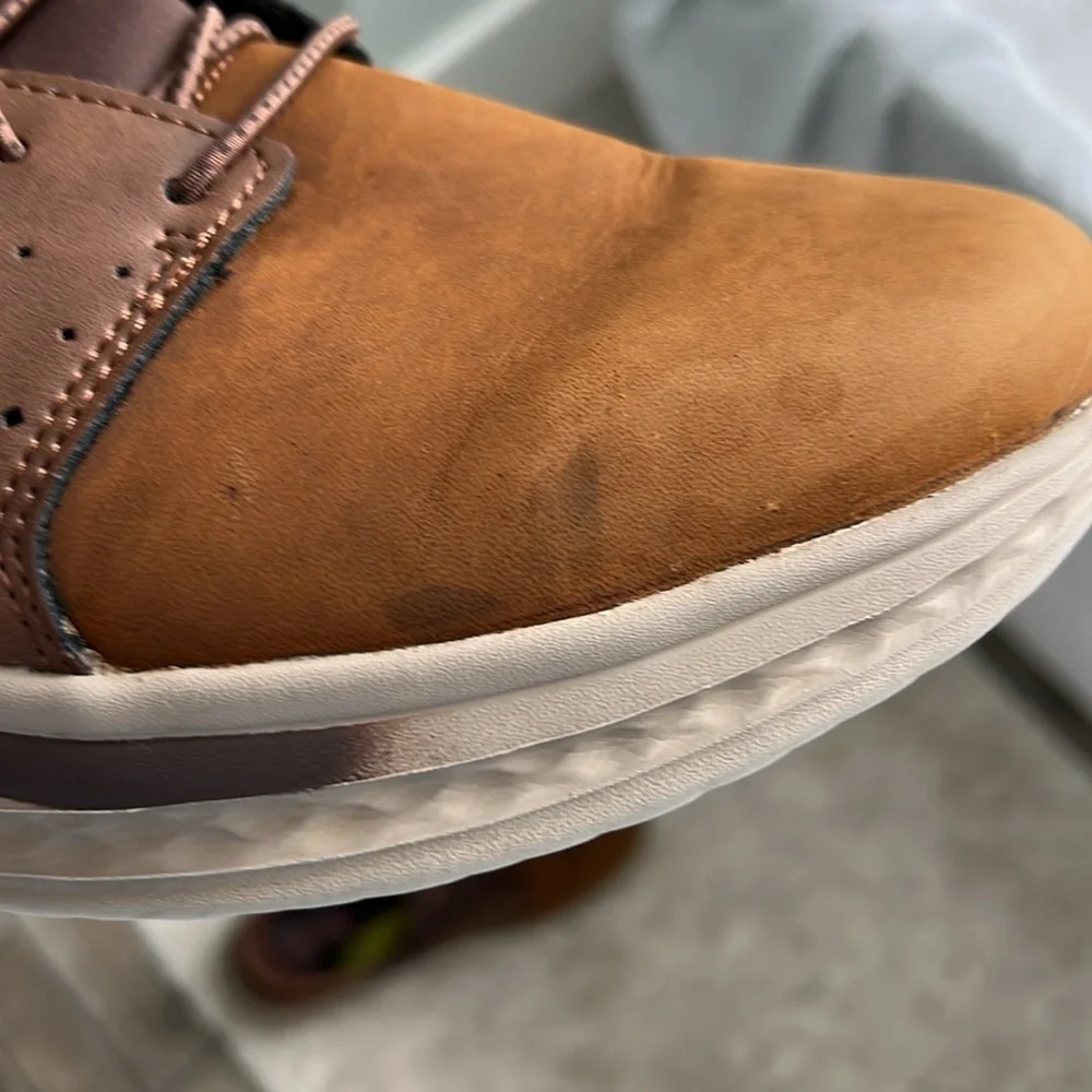 Skechers slip in Men's Tan Oxford Shoes - Picture 5 of 6